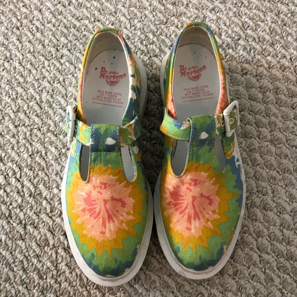 Dr. Martens tye-due shoe